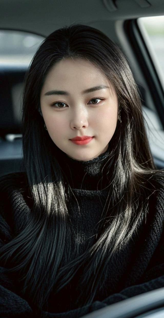 AI黑发女神的风采