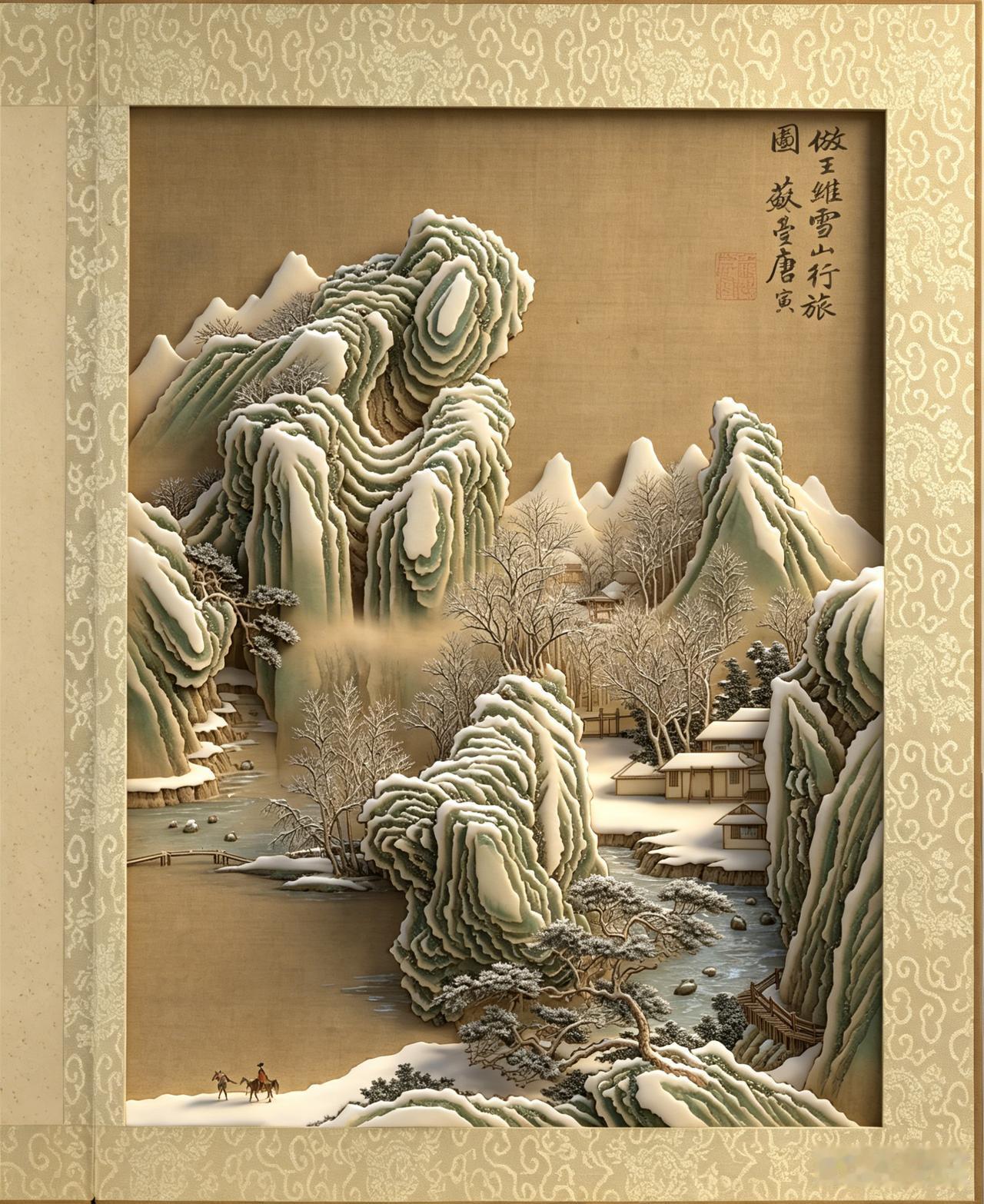 唐寅《仿古山水册》分享