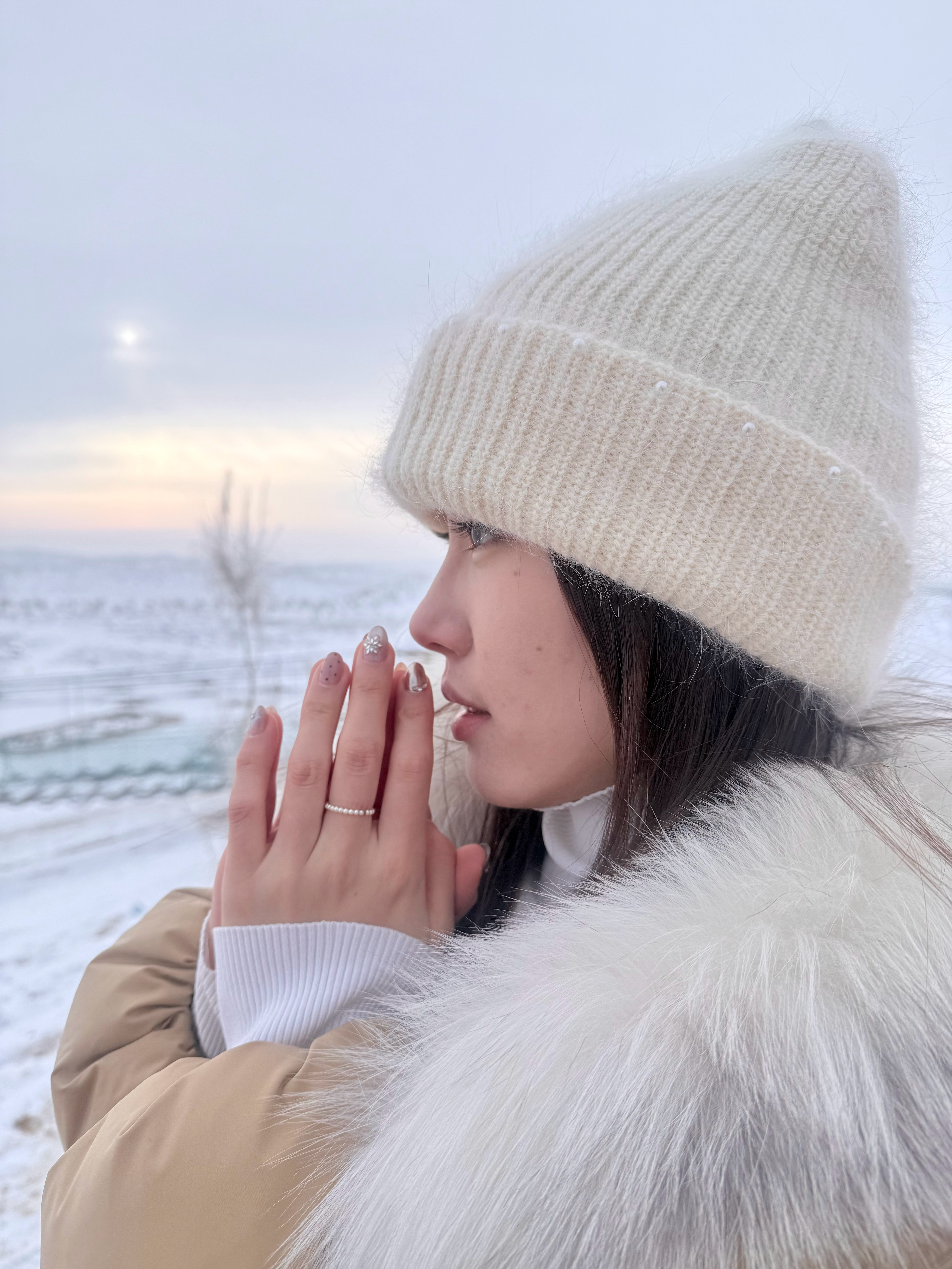 冬至快乐🥟车窗外是一片白雪茫茫❄️ 阿勒泰