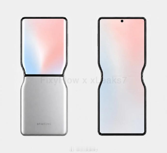 三星新专利曝光，在探索Galaxy Z Flip的未来形态。设计上用曲面屏，铰链