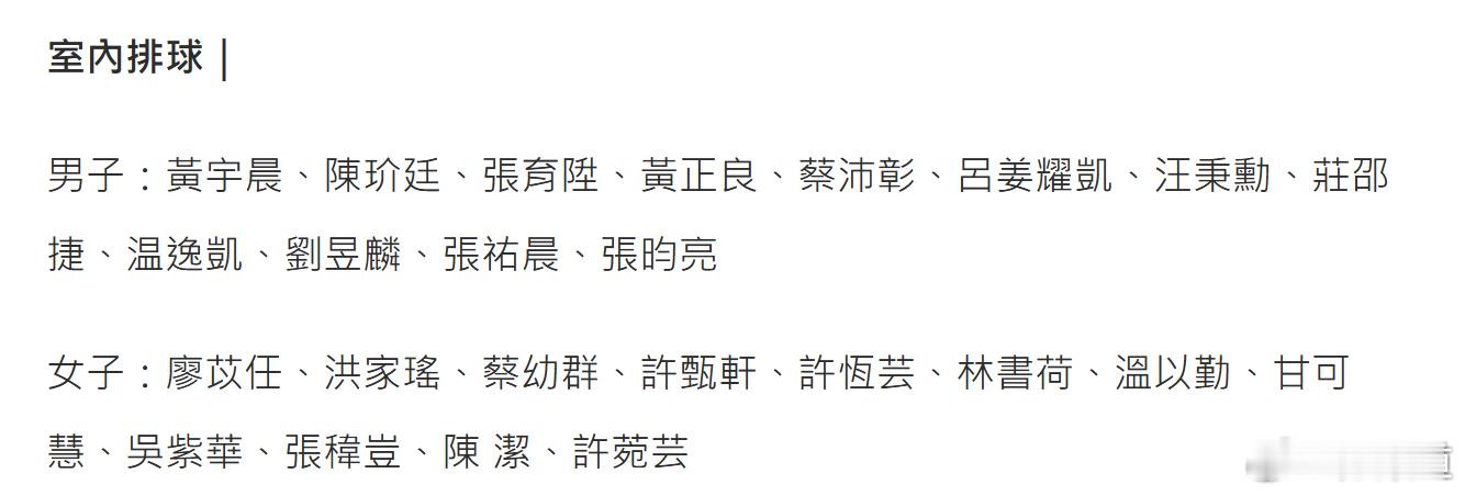 国际排坛动态中国女排今天，中国体育报刊发了赵勇对亚运名单的部分解读，包括刁琳宇、