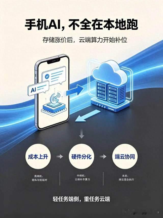 存储芯片持续涨价！AI手机堆不动硬件，云端AI要崛起？