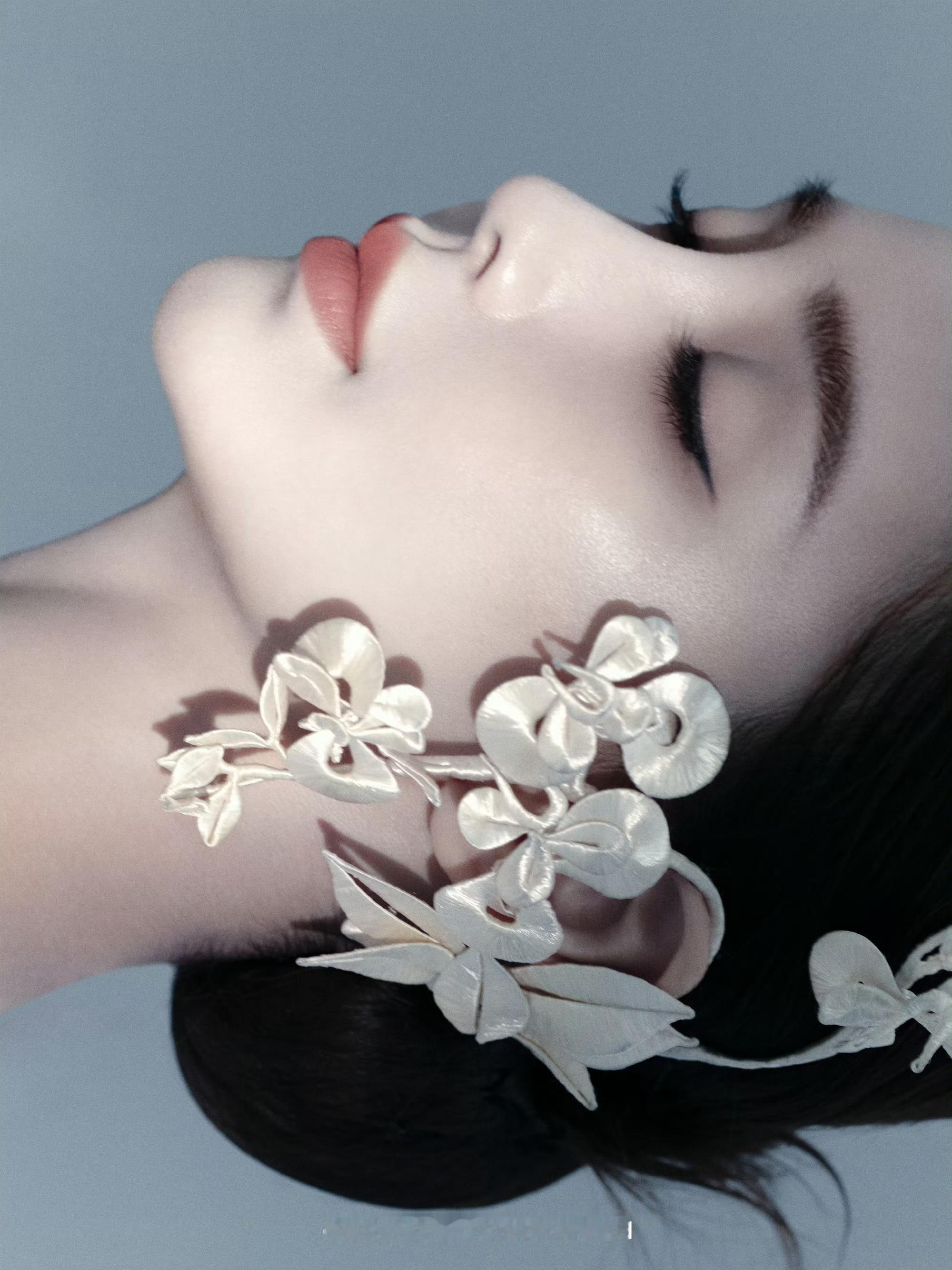 杨颖angelababy新能源环保大片angelababy自然高定氛围感 