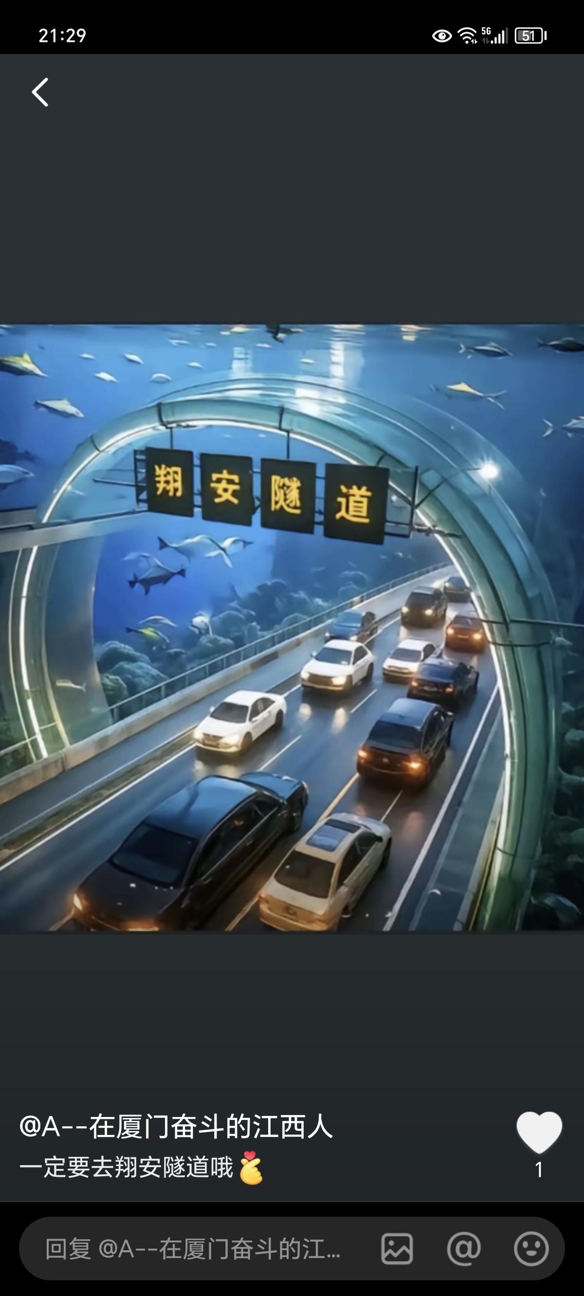 新年爱好打卡这是不是你想象中的翔安隧道？