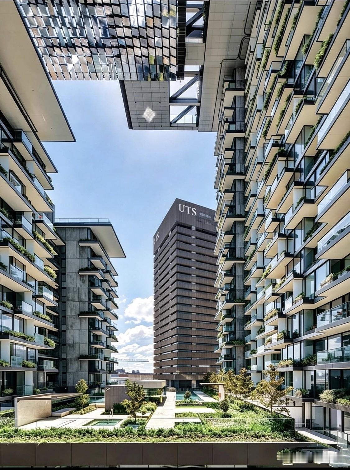 这组照片中的这座标志性的“垂直森林”住宅，正是位于澳大利亚悉尼奇本达尔（Chip