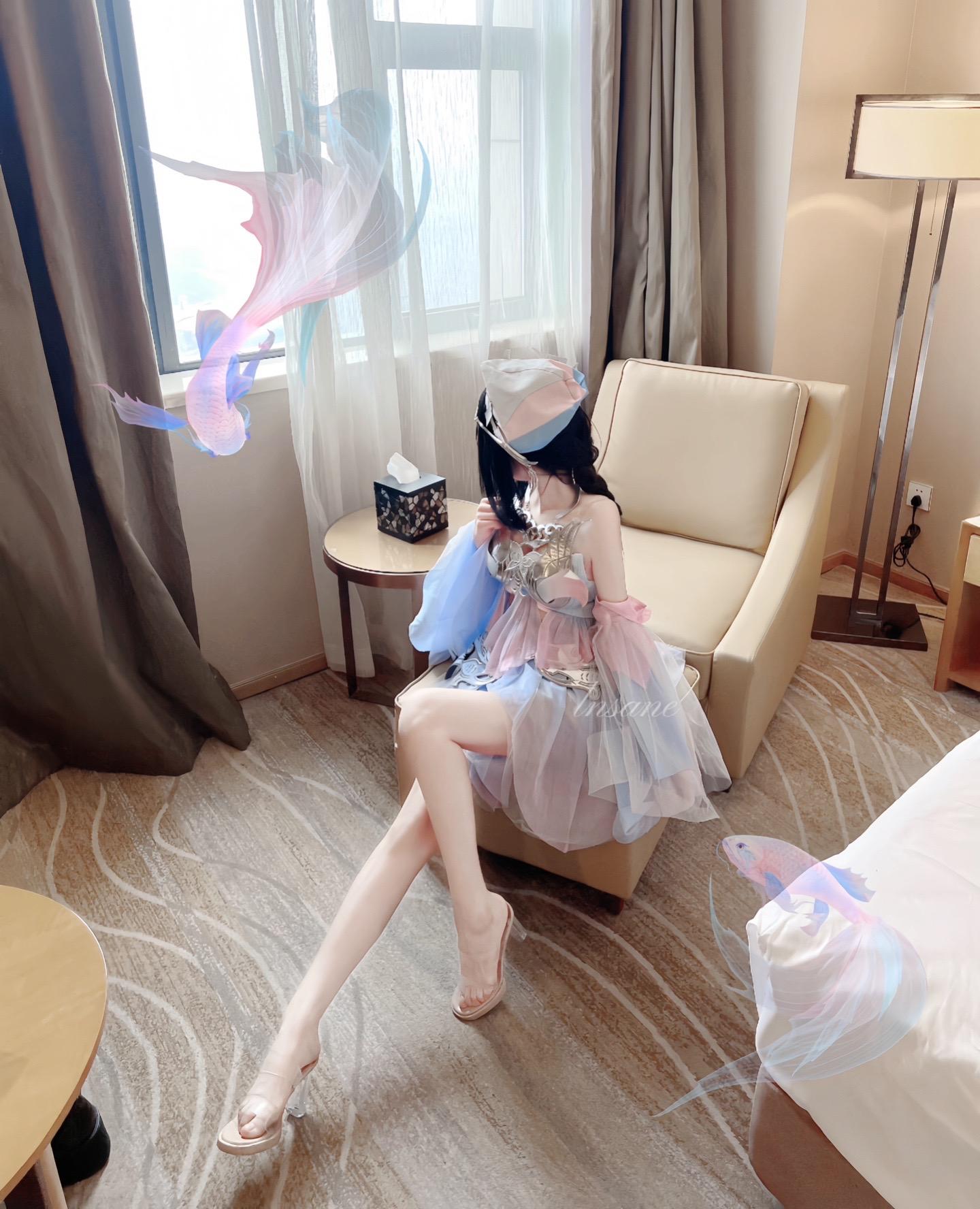 灵鱼听愿 直上青云。