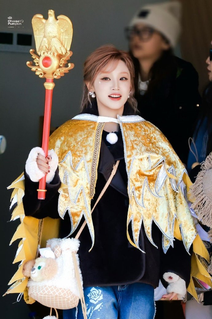 宋雨琦奔跑吧国王造型 