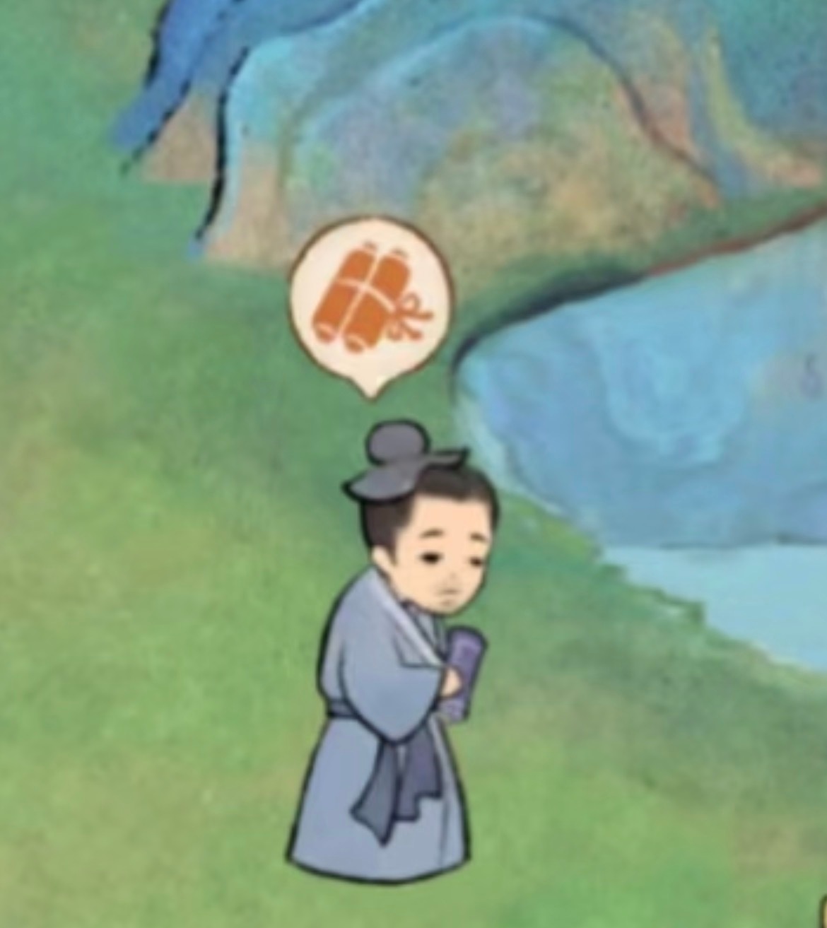 桃源深处有人家 下次别来了叔，不想买画了 