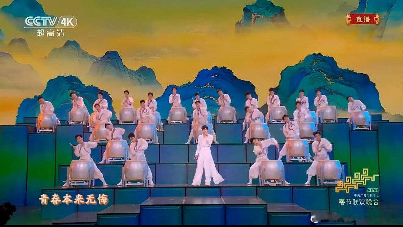 张杰春晚驭风歌意气风发 AI水墨六骏奔腾，张杰高歌《驭风歌》，愿你马年以梦为马，