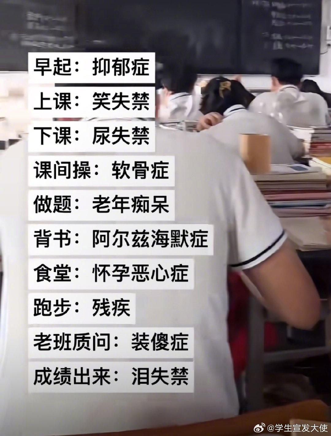“在学校的我be like” ​ ​​​