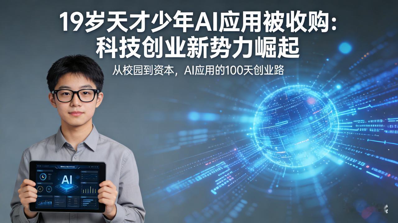 19岁少年做AI应用年入2亿，为何被15所名校拒收？

你有没有过健身记录卡路里