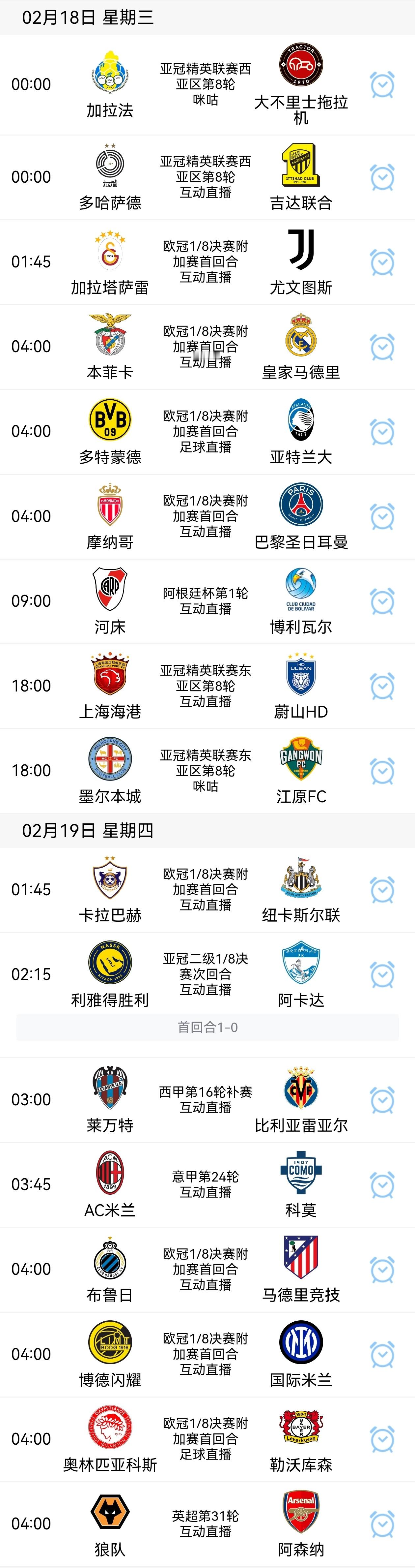 人民的春晚结束了，球迷的春晚开始了！新年快乐！春晚欧冠联赛