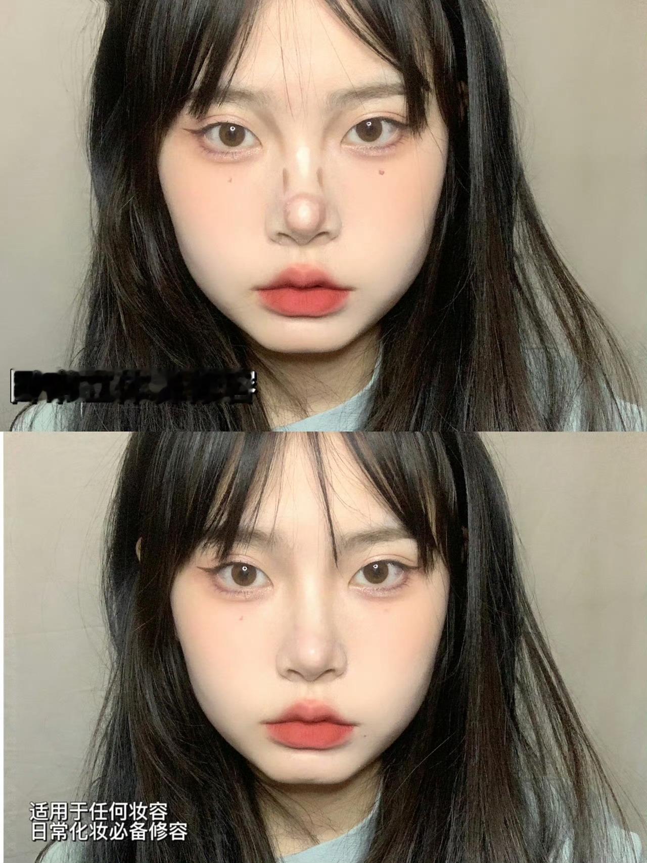 塌鼻梁5⃣️种鼻子修容教程👃🏻 