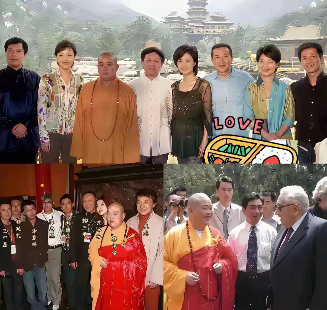 刘应成还叫释永信的时候，身边总是围着一群人。
但你不能说围着他的人就有问题，谁知