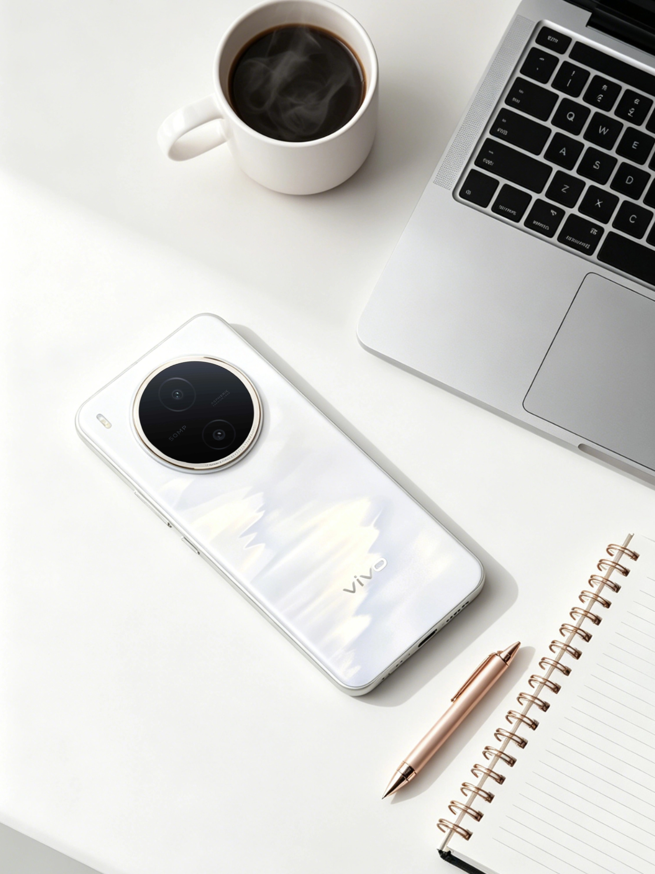 vivo Y600 Pro 白金色来咯，怎么说？白中透金的感觉是不是质感一下就有