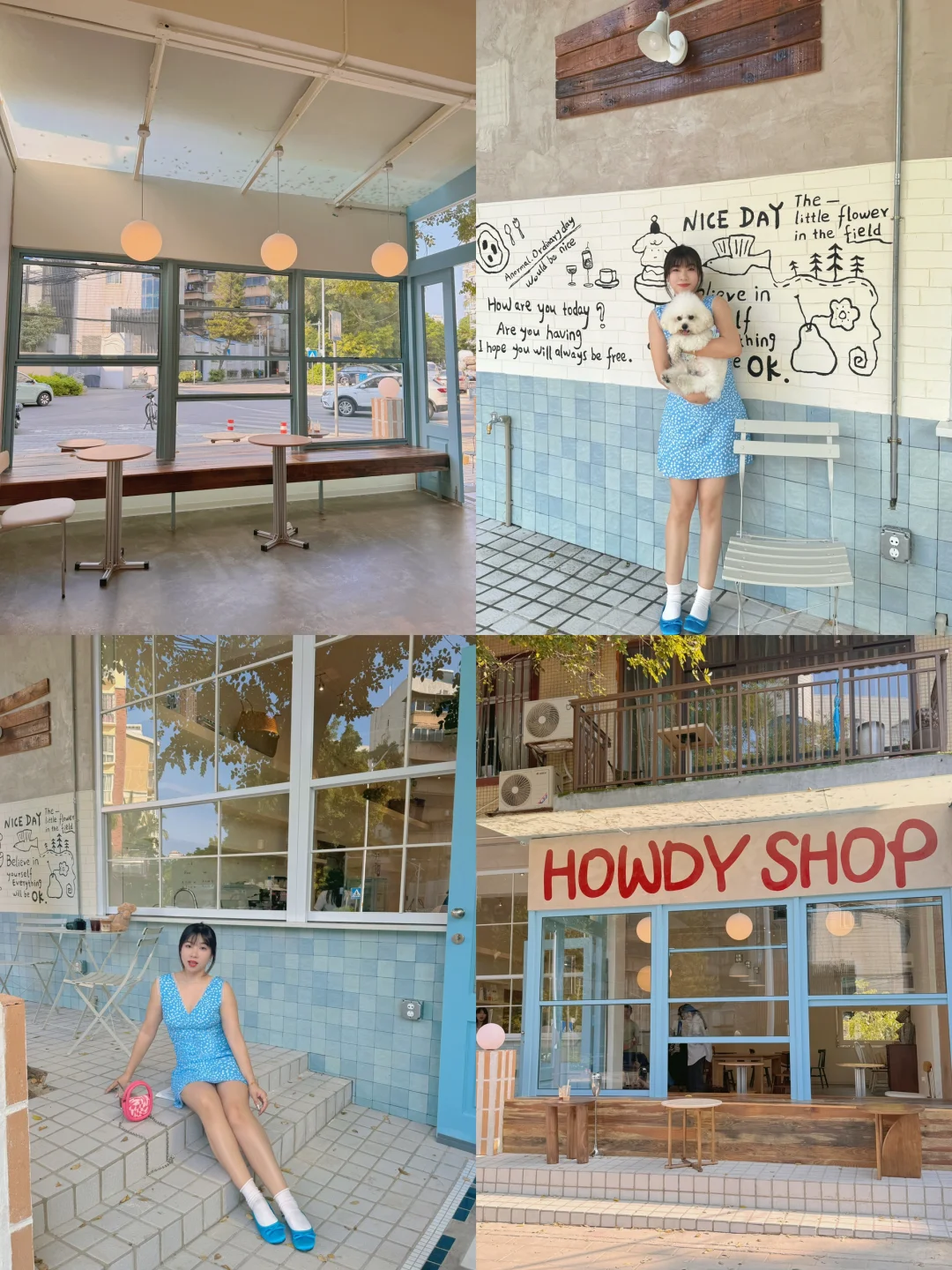 柳州新店！奶蓝色ins风咖啡店｜好韩好好拍！