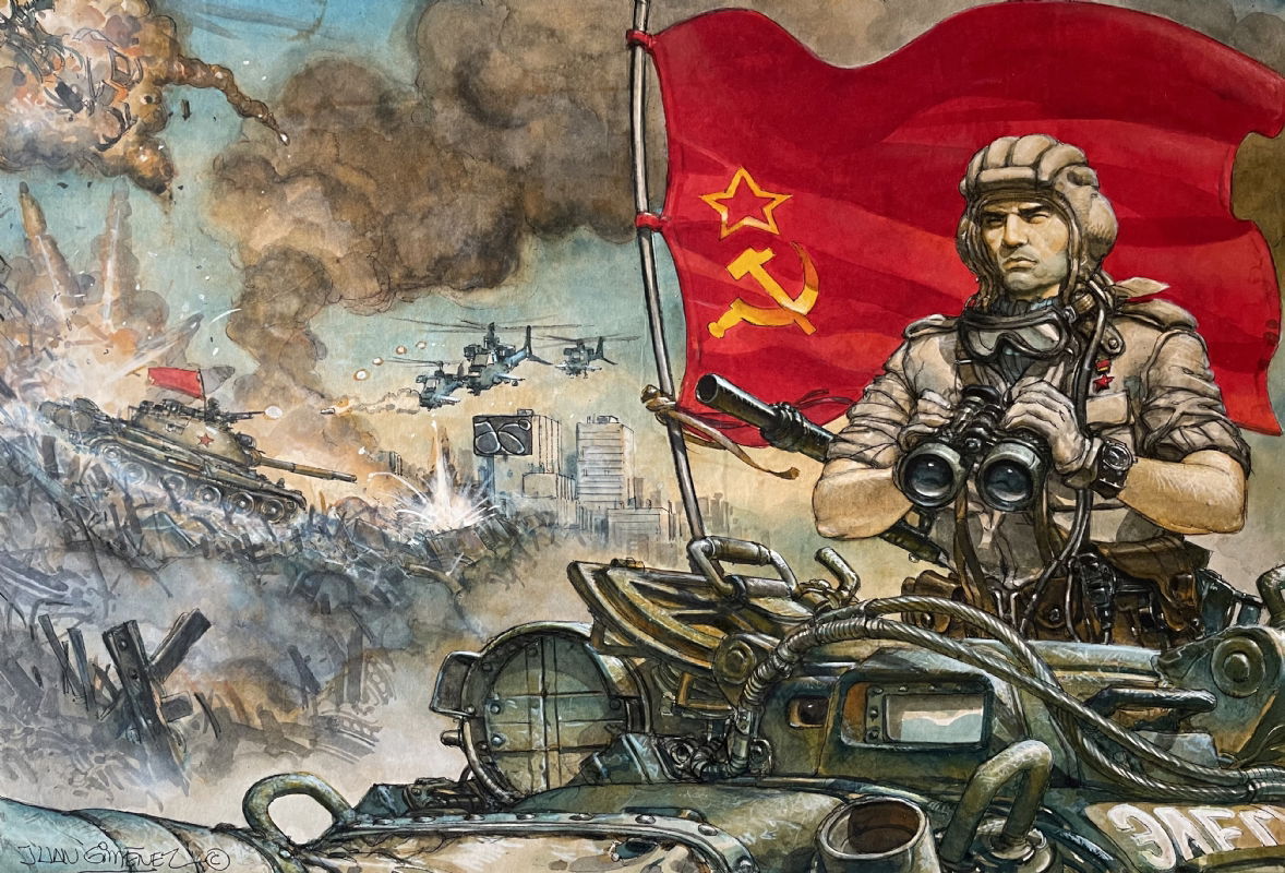 苏军洪流by Juan Giménez (1988) 