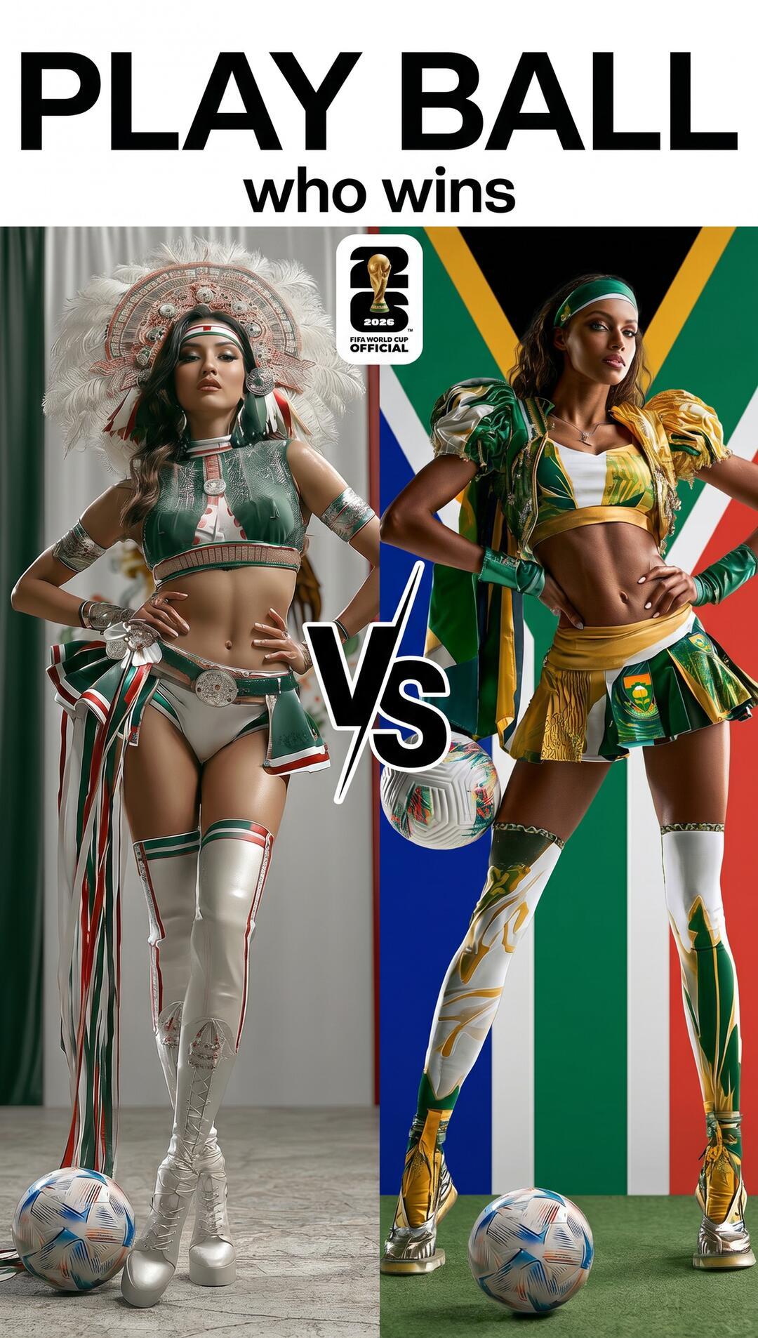 世界杯开幕式 吓我一跳 墨西哥2比0南非🇿🇦，本届赛事开幕式上，墨西哥与南非