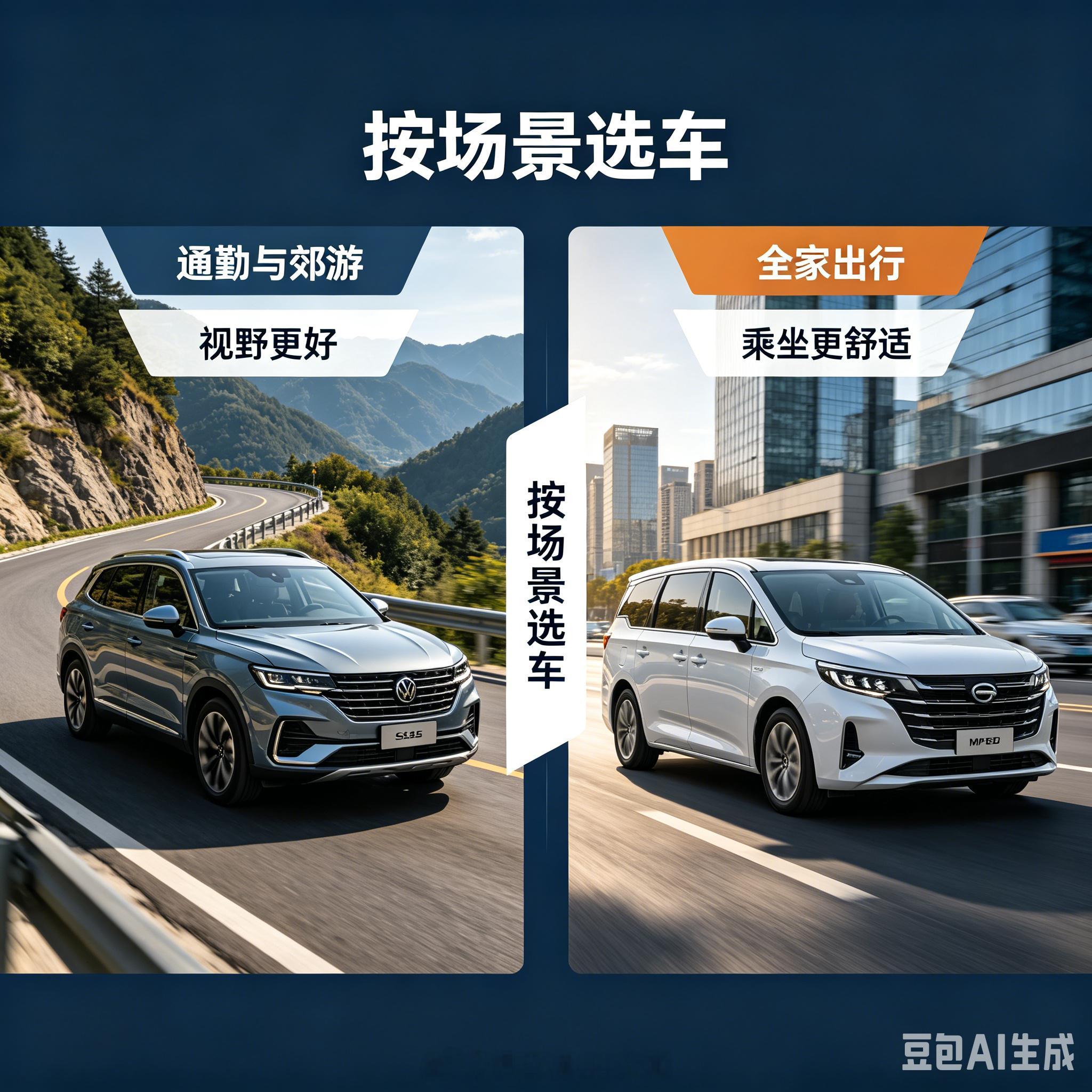 SUV和MPV的区别还大吗汽场全开 🚙曾经界限分明，两类车型各有所长早些年买车