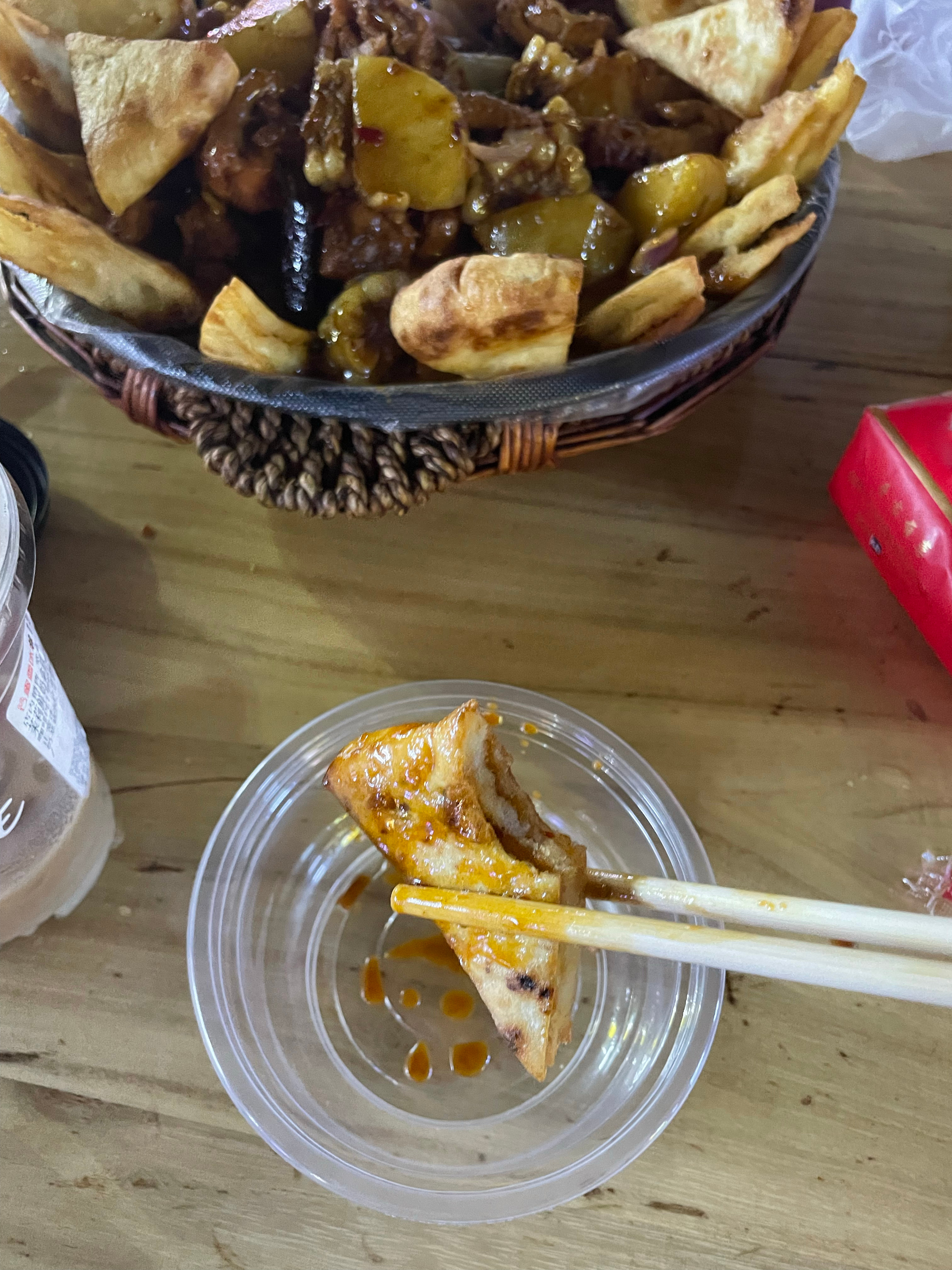你们吃吧 虽然我咬了一口 