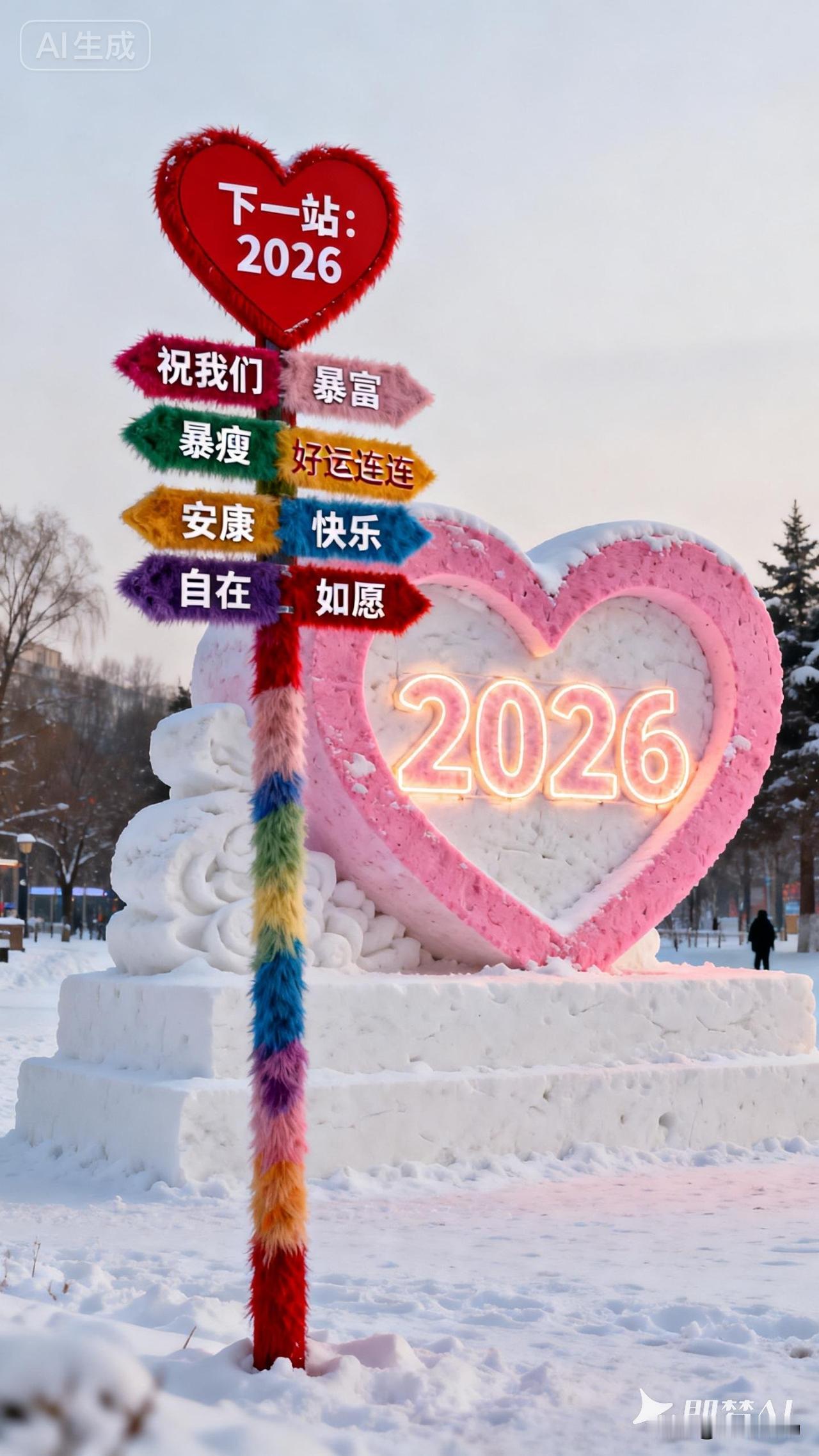 给2026的自己写句话愿我的每一个“心想”都化作前行的灯塔，每一次“顺利”都成为