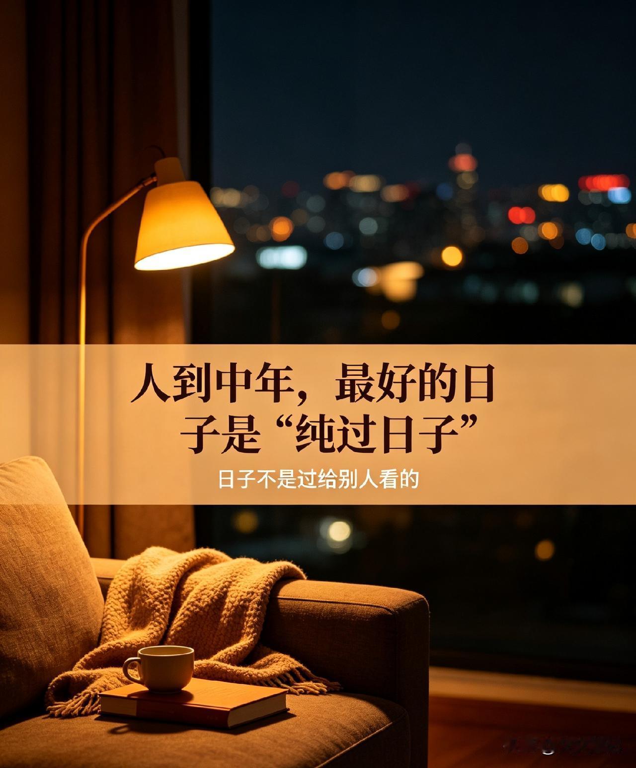 人到中年才懂：最好的日子，是"纯过日子"
 
最近“纯过日子”冲上热搜，看完真的