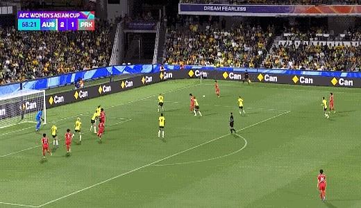 朝鲜女足太可惜了！全场狂轰23脚射门，控球率62%，角球9-1，结果却2-1输给