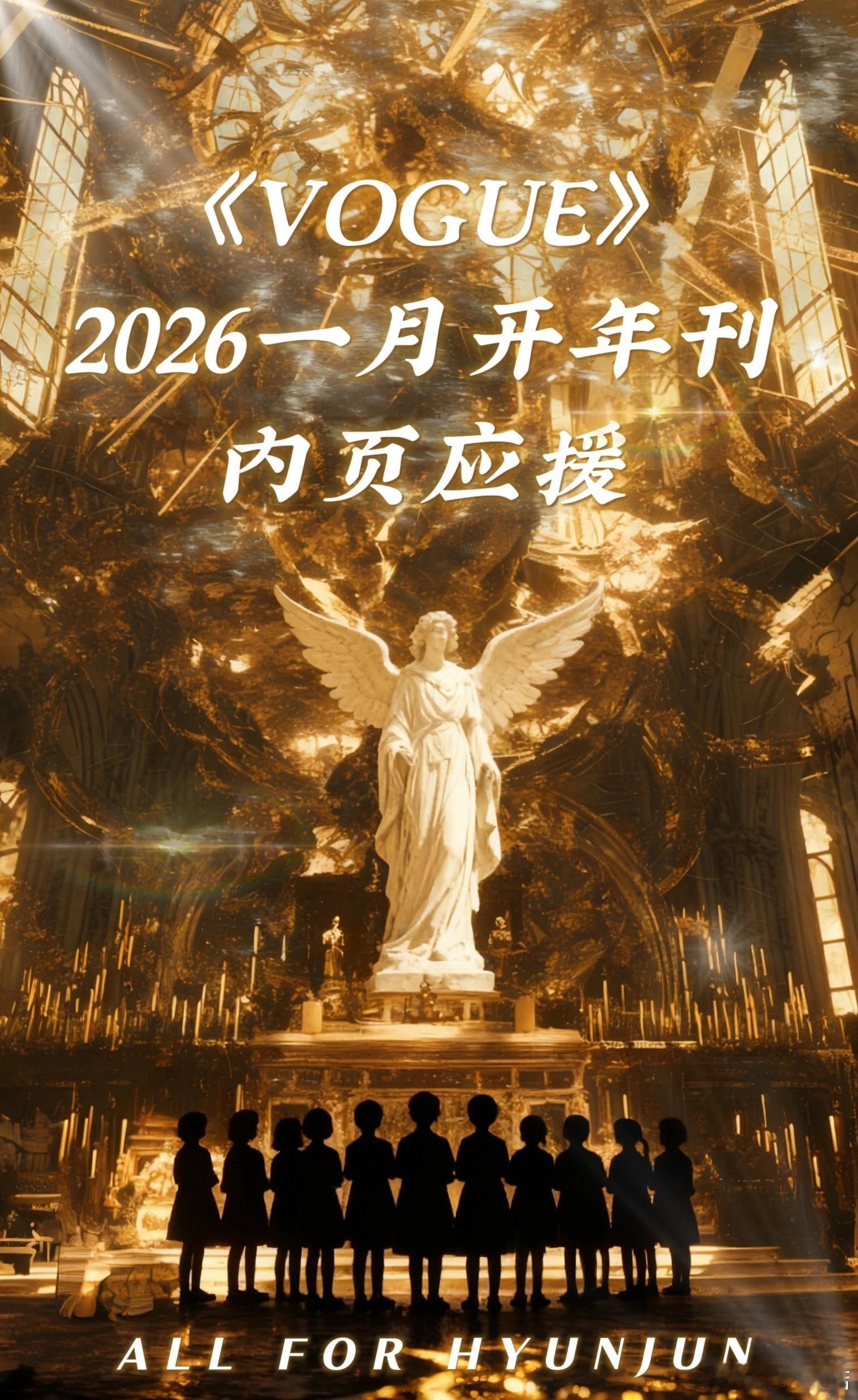 吴弦俊震撼应援+1[震惊]将登上《VOGUE》杂志（韩版）2026年一月开年刊内