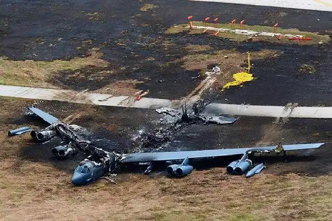 B-52战略轰炸机在自家后院坠毁，美军的战备状态出了什么问题？
6月15日上午1