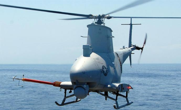 每天认识一件兵器 美国MQ-8“火力侦察兵”无人机MQ-8是诺斯罗普·格鲁曼研制
