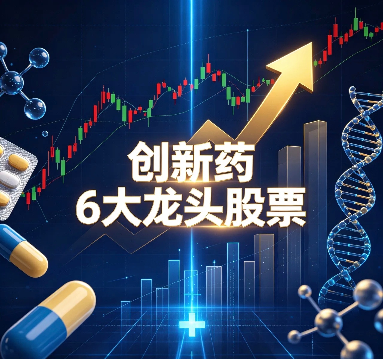 创新药6大核心龙头｜最全梯队逻辑梳理当前市场高低切换明确，医药成为资金首选防御+