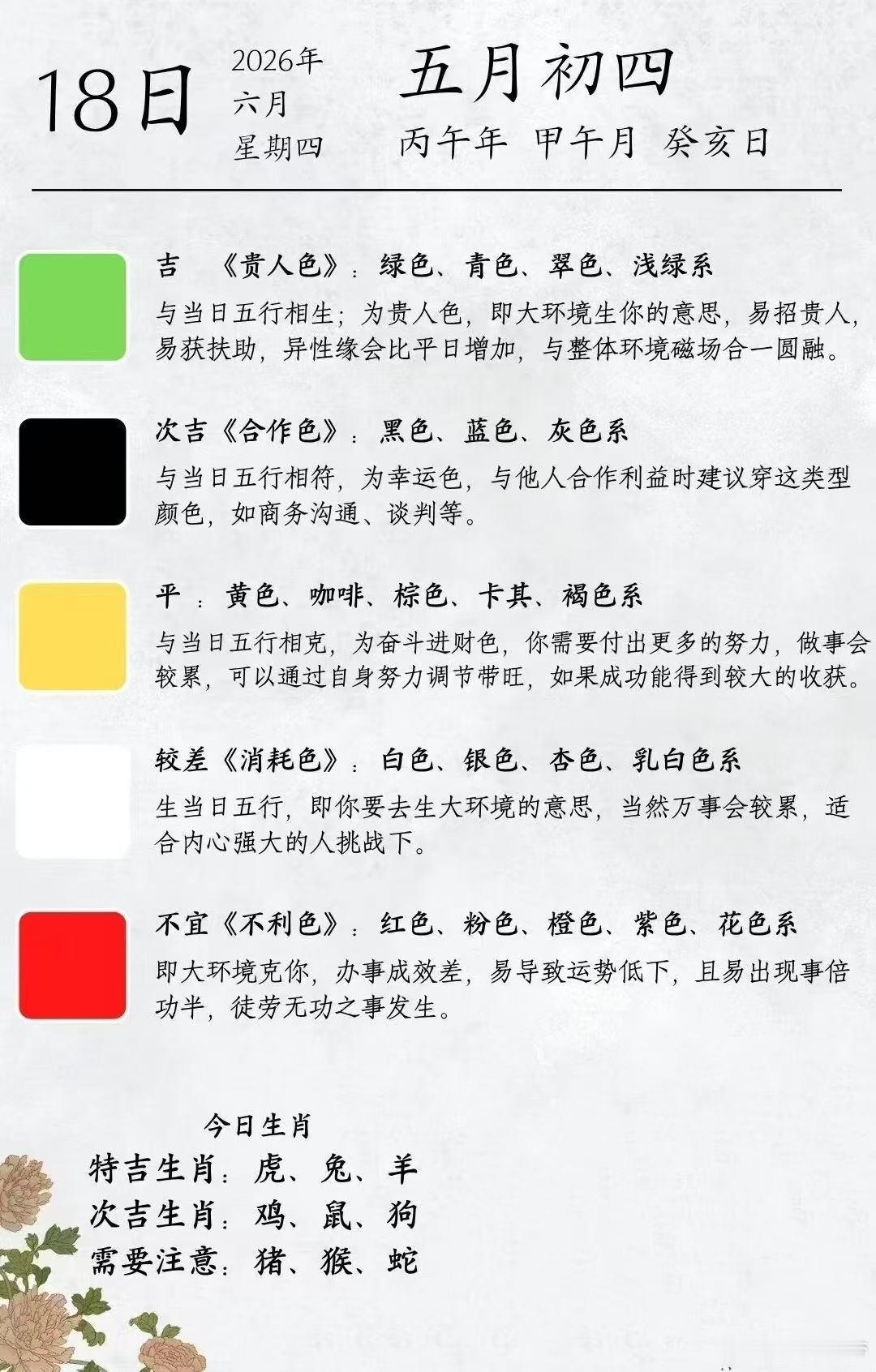 今日幸运色，我现在回家换衣服还来得及吗？ 