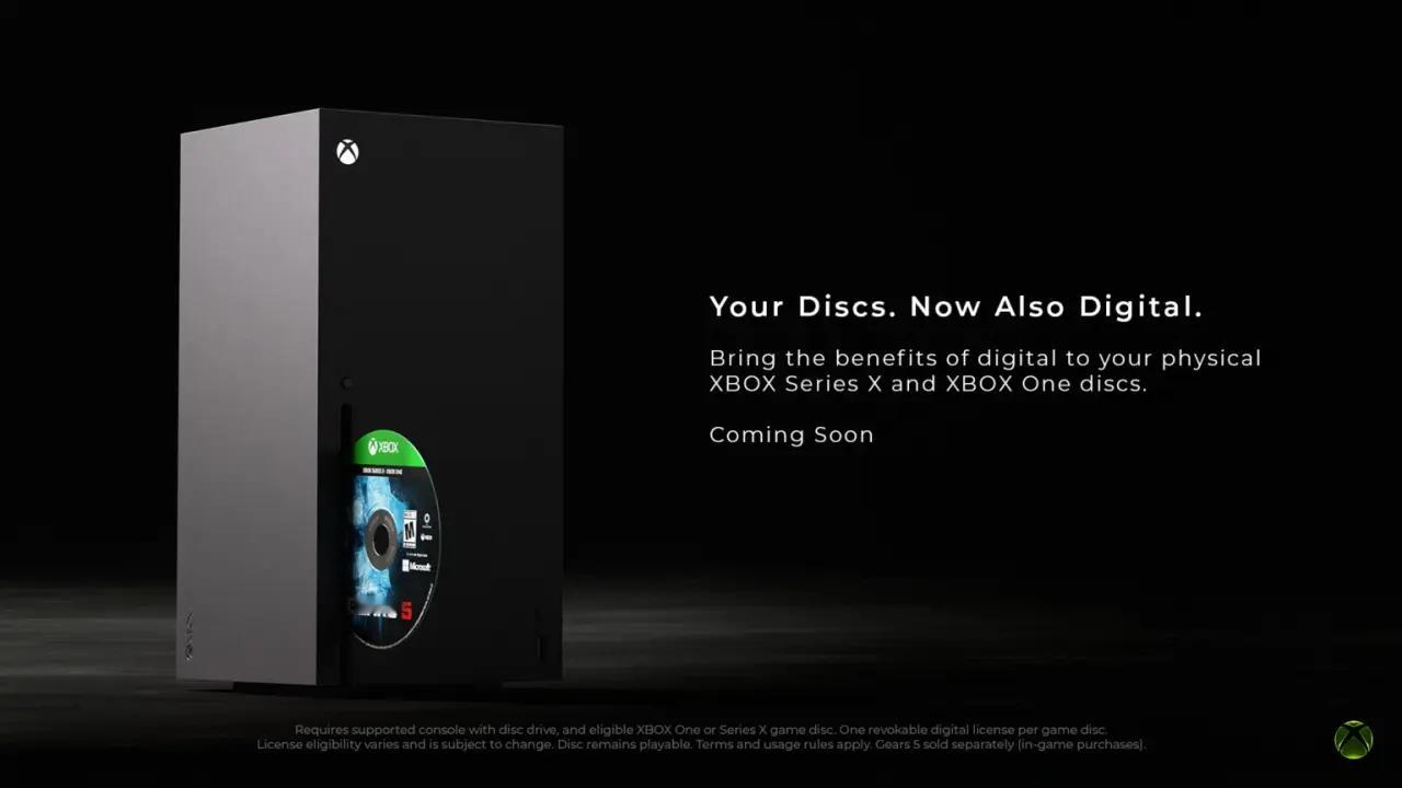 微软在 Gamescom 期间正式确认，Xbox 将推出实体光盘数字化功能。玩家
