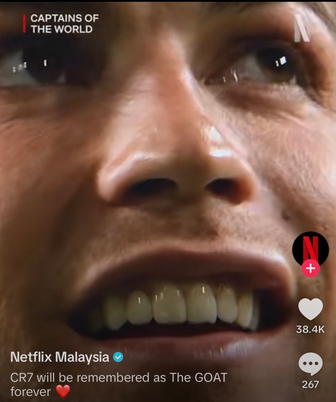 网飞：“CR7 永远是史上最伟大的人” ❤️大V观赛团