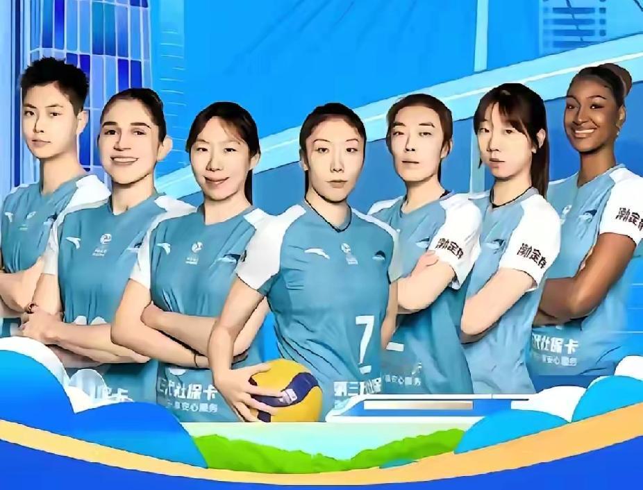 朱航婷出现在天津女排的宣传海报中，今晚有望迎来联赛的首秀，天津女排第三轮将迎战实