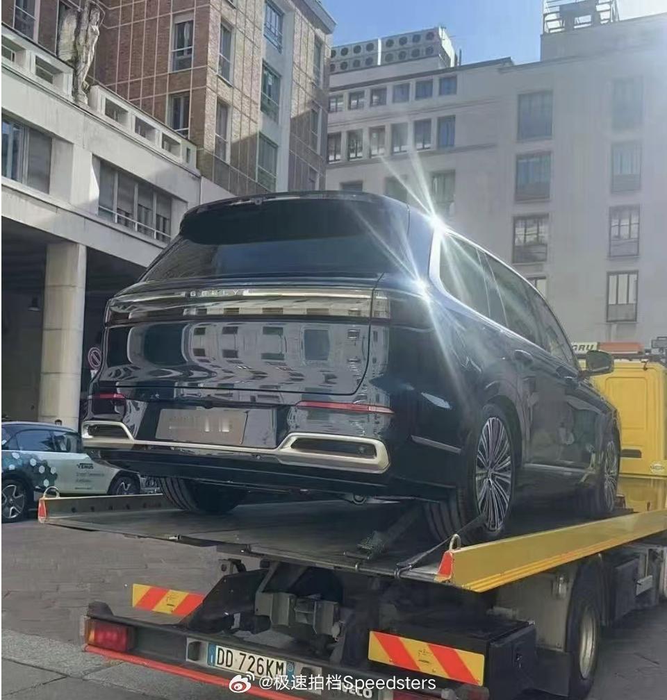 吉利银河大六座旗舰SUV命名M9 实车曝光，车市又将多一款以9命名的车[笑cry