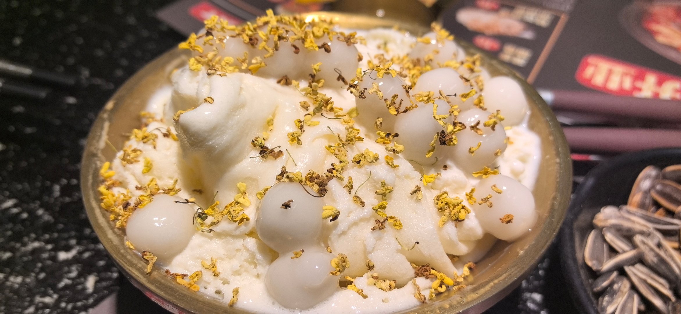 热起来了搞点桂花酒酿小圆子吃吃美食摄影我的美食日记不可辜负的美食