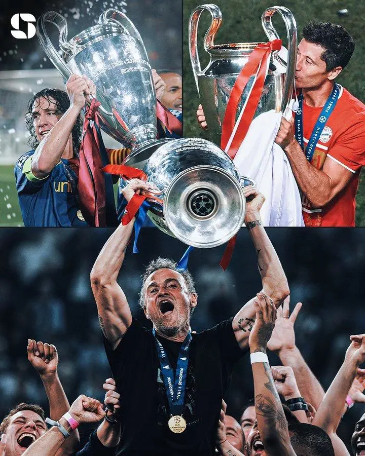 巴黎成为历史第三支六冠王球队（欧冠 法甲 欧超杯 洲际杯 法国杯 法超杯）继巴萨