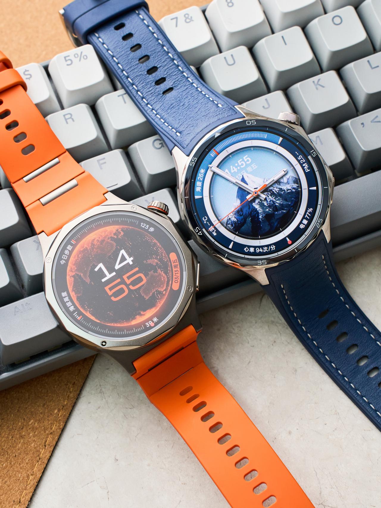 左边OPPO Watch X3，右边X2，论颜值你选谁

拿到了新手表OPPO 