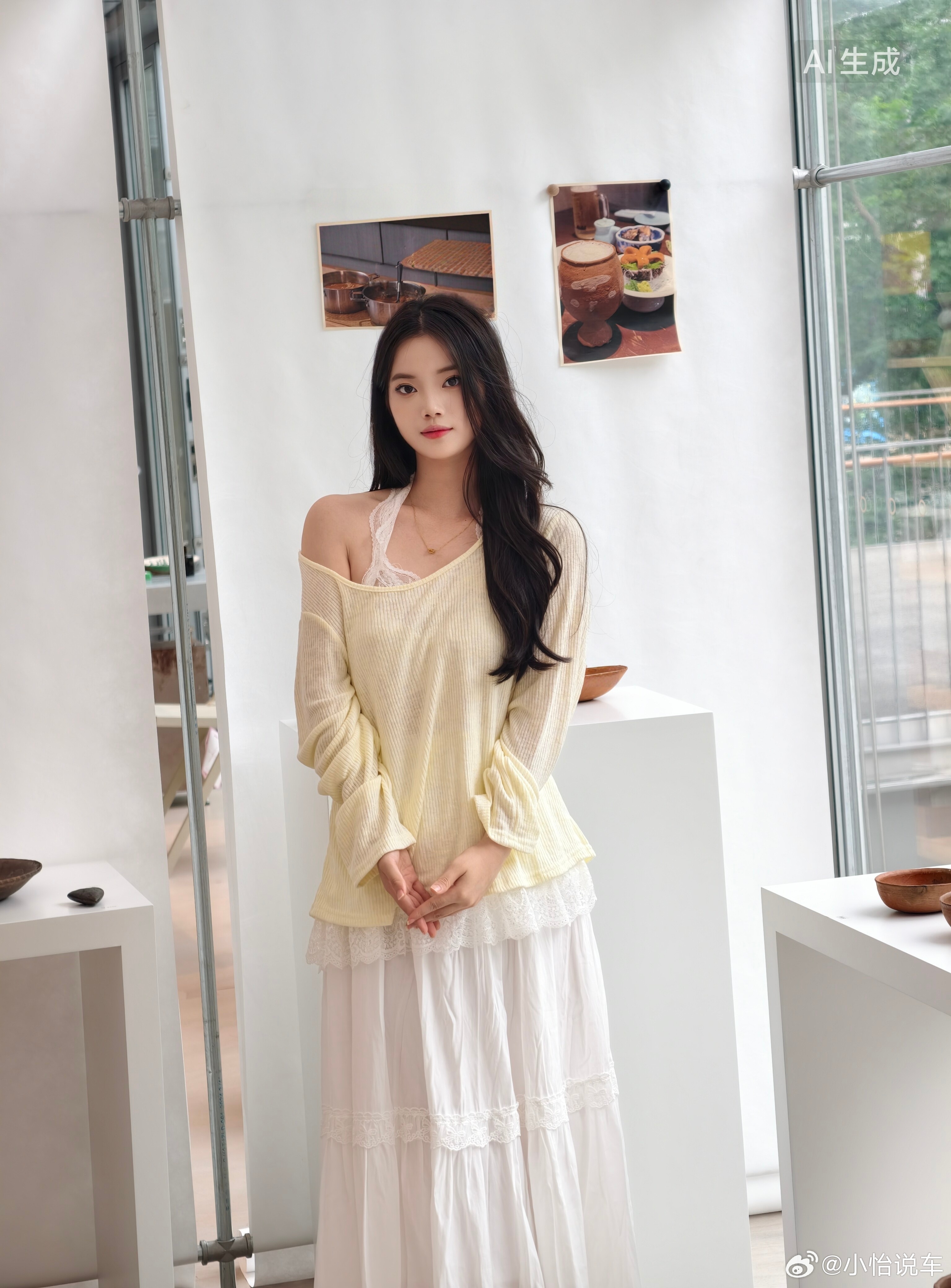 本来就打算在天目里随便走走，碰到了美术展馆，干脆进去逛会儿打发时间，你们放假在干
