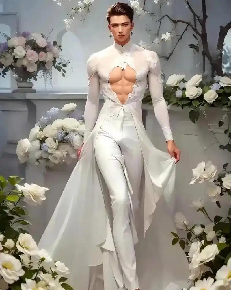 昨晚做了奇怪的梦[祈祷]！
我梦到，我在美国贵族区，看见许多风度翩翩的戴着礼帽?