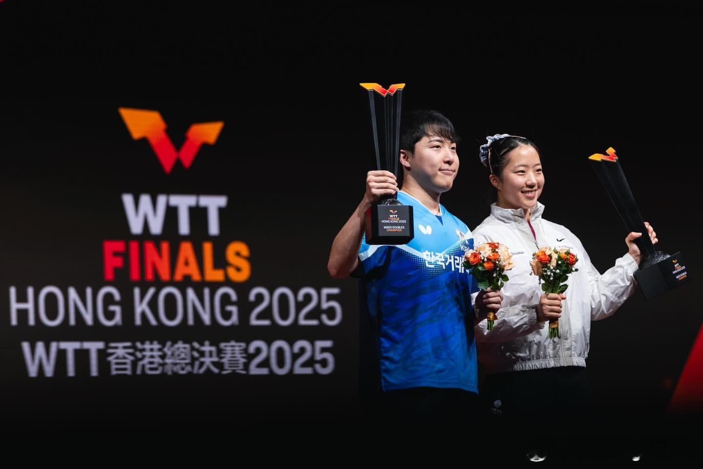 WTT香港总决赛2025 林钟勋：WTT总决赛总是一起努力战斗到最后的裕斌细心关