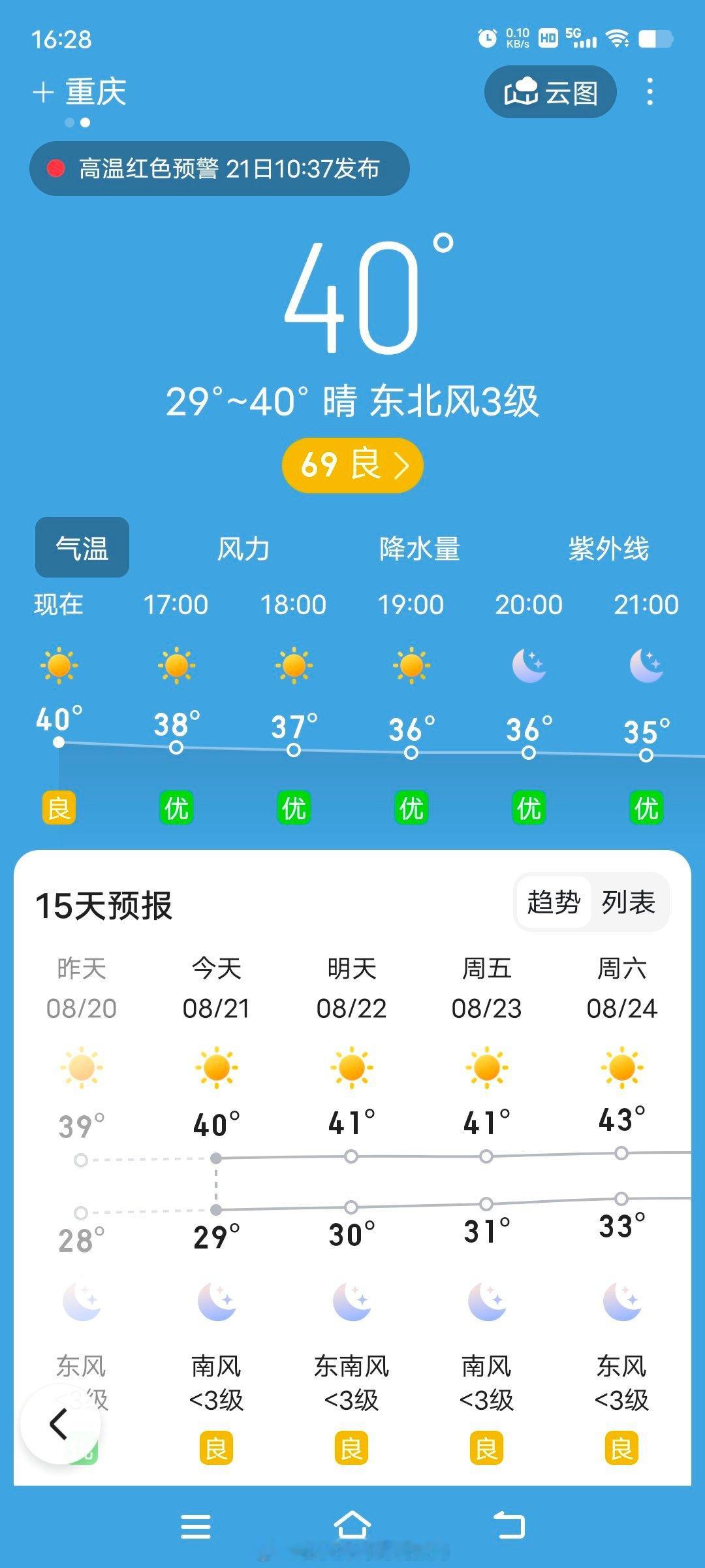 这种天气，真的是可以出去到处走的吗[doge]因为我马上要出门了[doge] ​