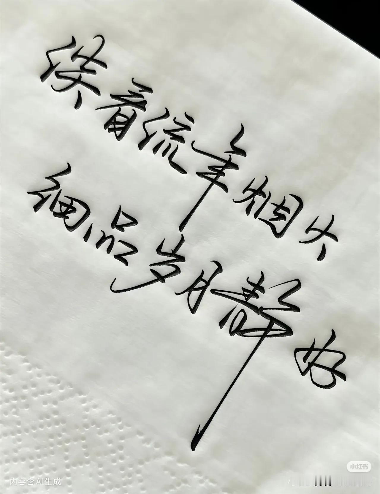 如果不是 AI ，这手字 80% 以上人写不出来！😂