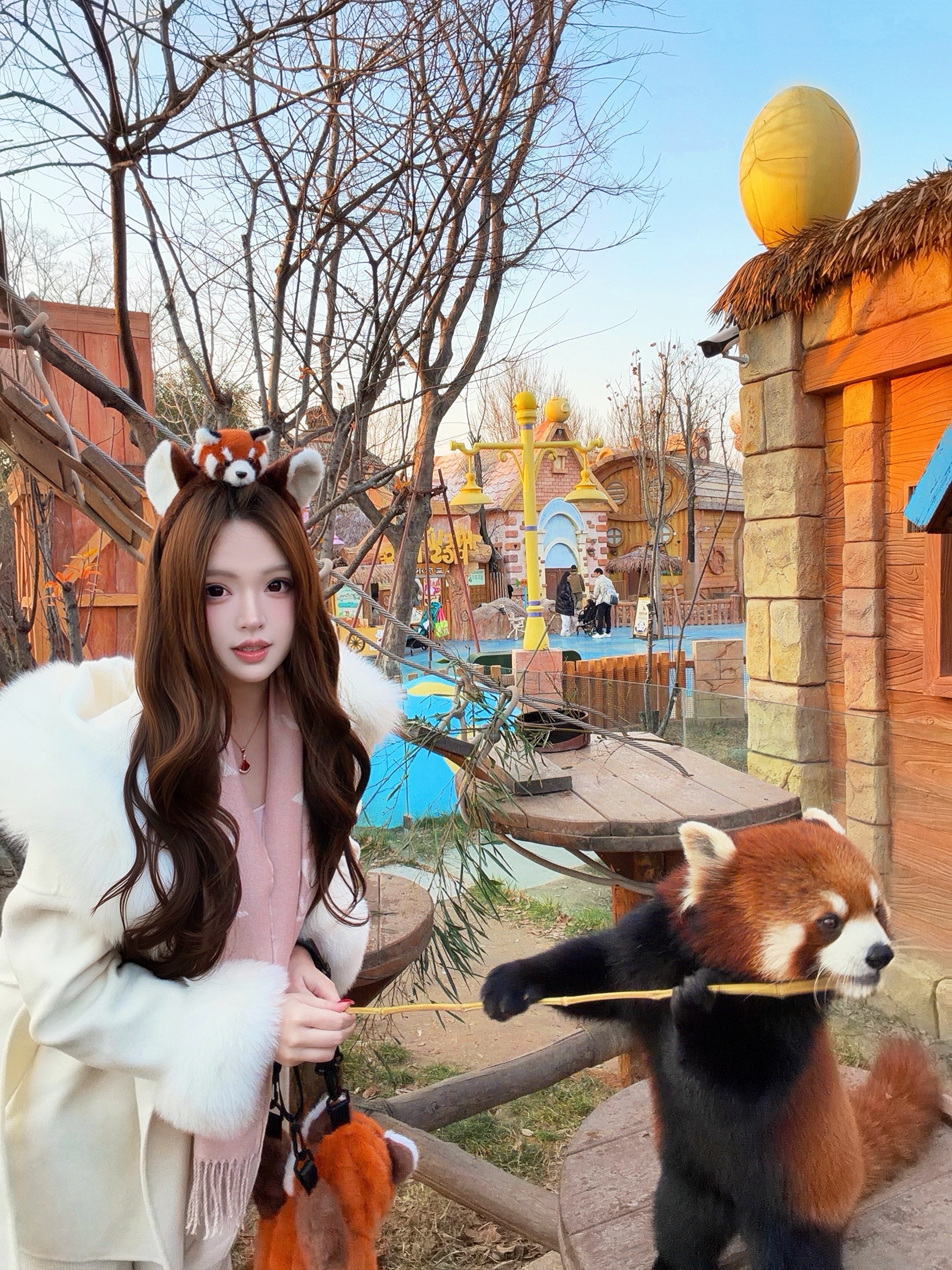 ʕ•̫͡•ོʔ👣♥ᐝ 打卡动物王国“和小动物们开心的一天¨̮ 