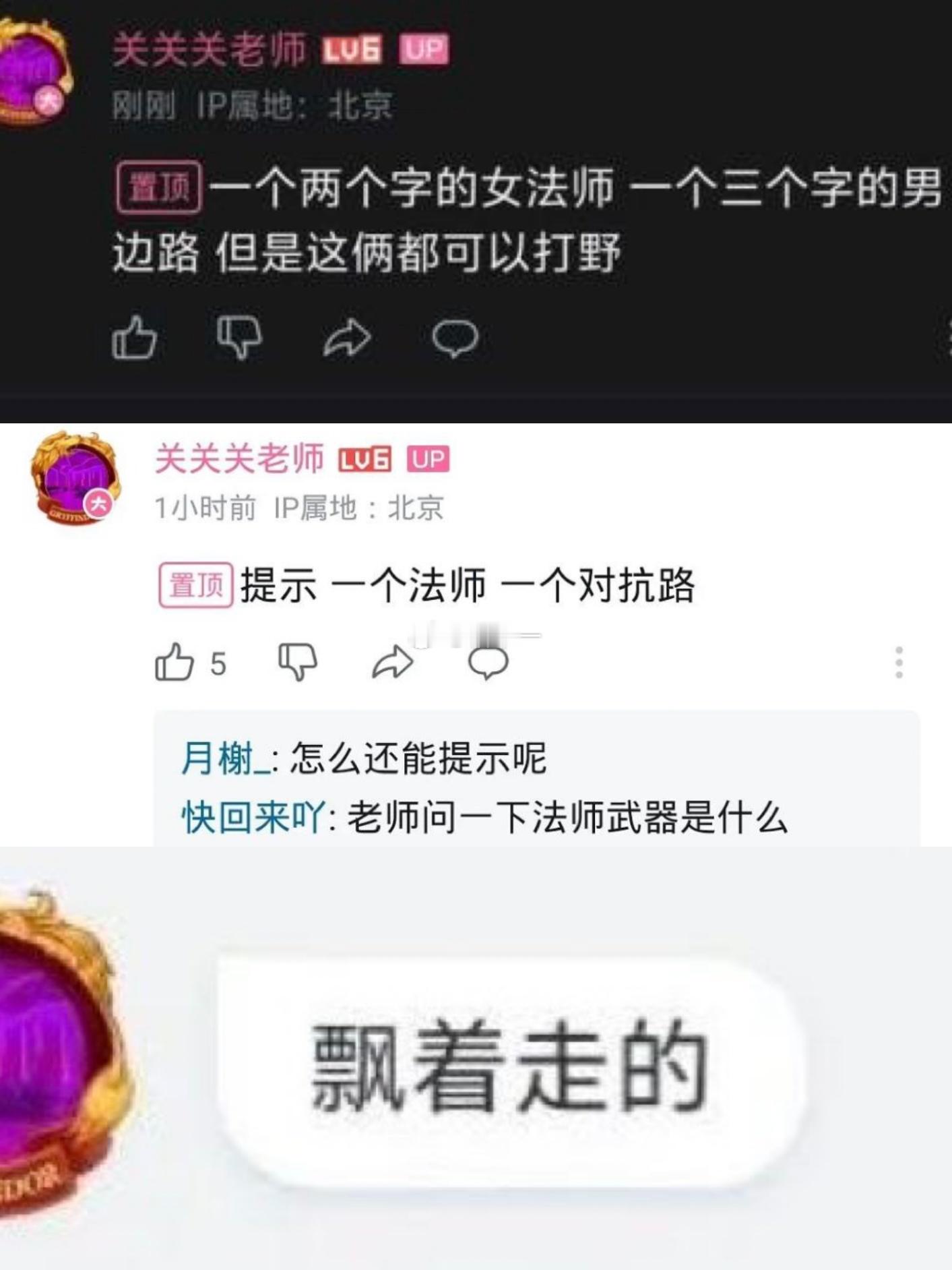 【🍉】接下来还有两款皮肤：两个字的法师和三个字的边路，都可以打野感觉是嫦娥，赵
