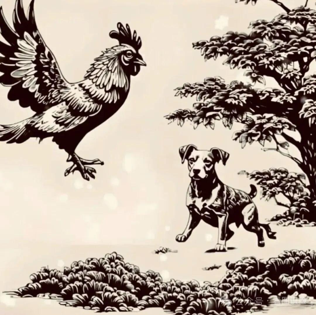 看图猜成语？
这幅乡村常见的田园风光，常常与一个成语有关，发动你聪明的智慧，猜猜