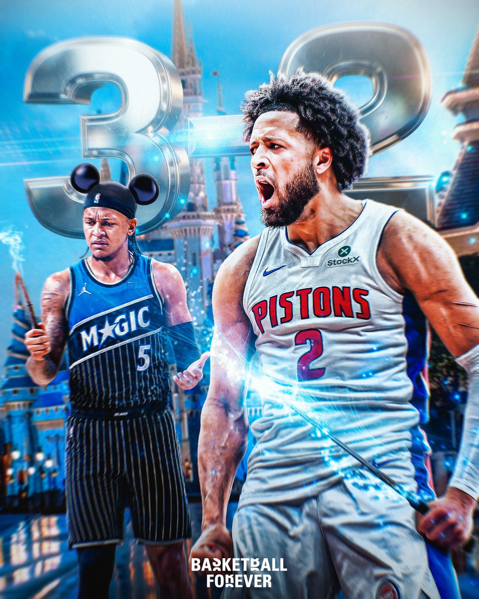 活塞可以的，不过下一场还是在魔术主场出局NBA