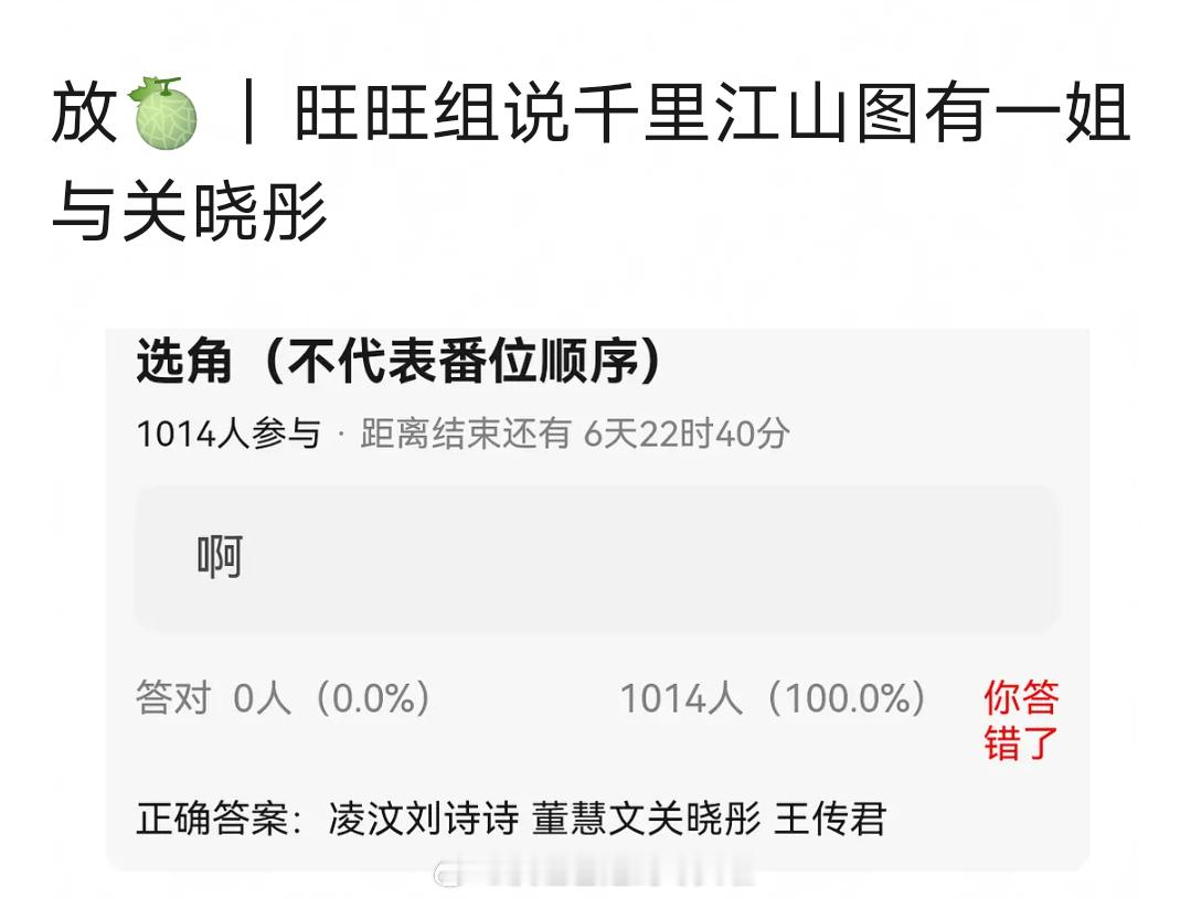 千里江山图女主好像真的是刘诗诗，男频大男主谍战剧，官博单宣过张若昀。如果是特出客