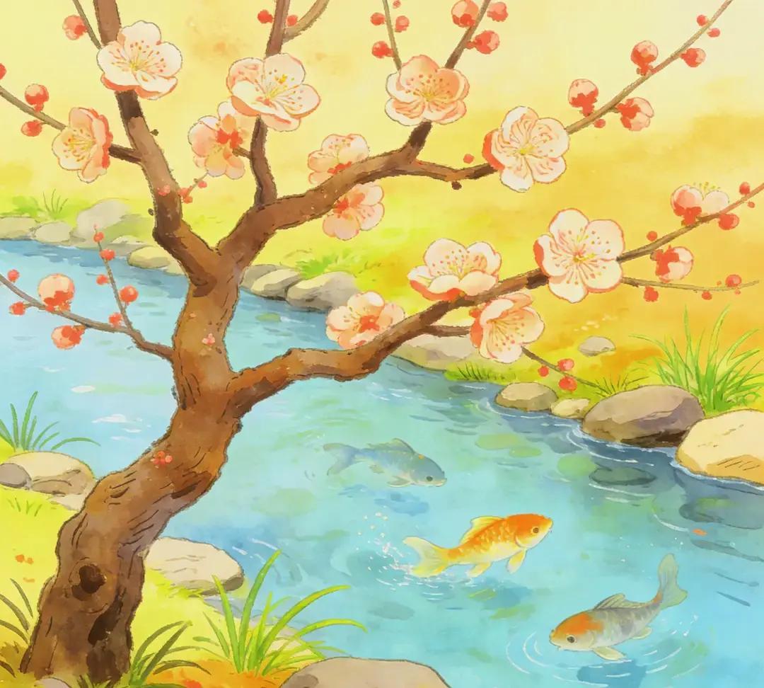 @清醒纪事 昨天又发金句：人与人之间最好的关系就是保持边界。

配图是水墨留白，